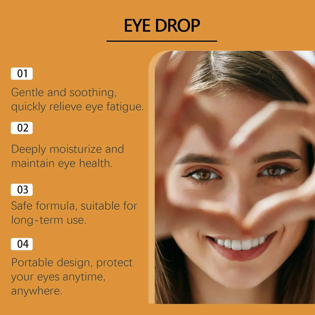 15ml bottle of honey eye drops for dry eye and fatigue relief