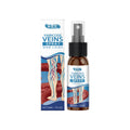 30ml leg soothing spray with menthol and panthenol in a clear bottle with green label
