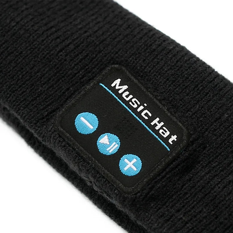 Bluetooth 5.4 sports headband with removable earphones in black dark grey grey white colours