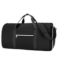 Oxford cloth storage sports bag in grey colour showing dry wet separation compartments