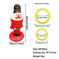 PVC inflatable ferrule throwing toy with multiple character designs for Halloween parties