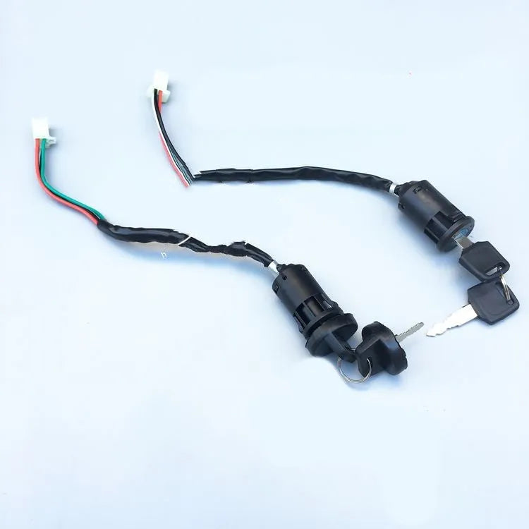 Waterproof electric car door lock with plastic housing for vehicle security systems