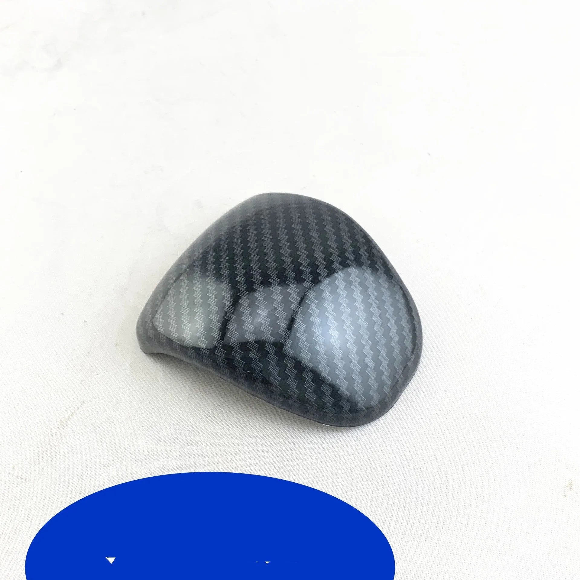 Carbon fibre colour gear shift knob cover for car interior customisation