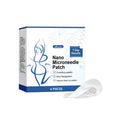 Four nano microneedle body contouring patches with cinnamon, ginger, and mugwort extracts.