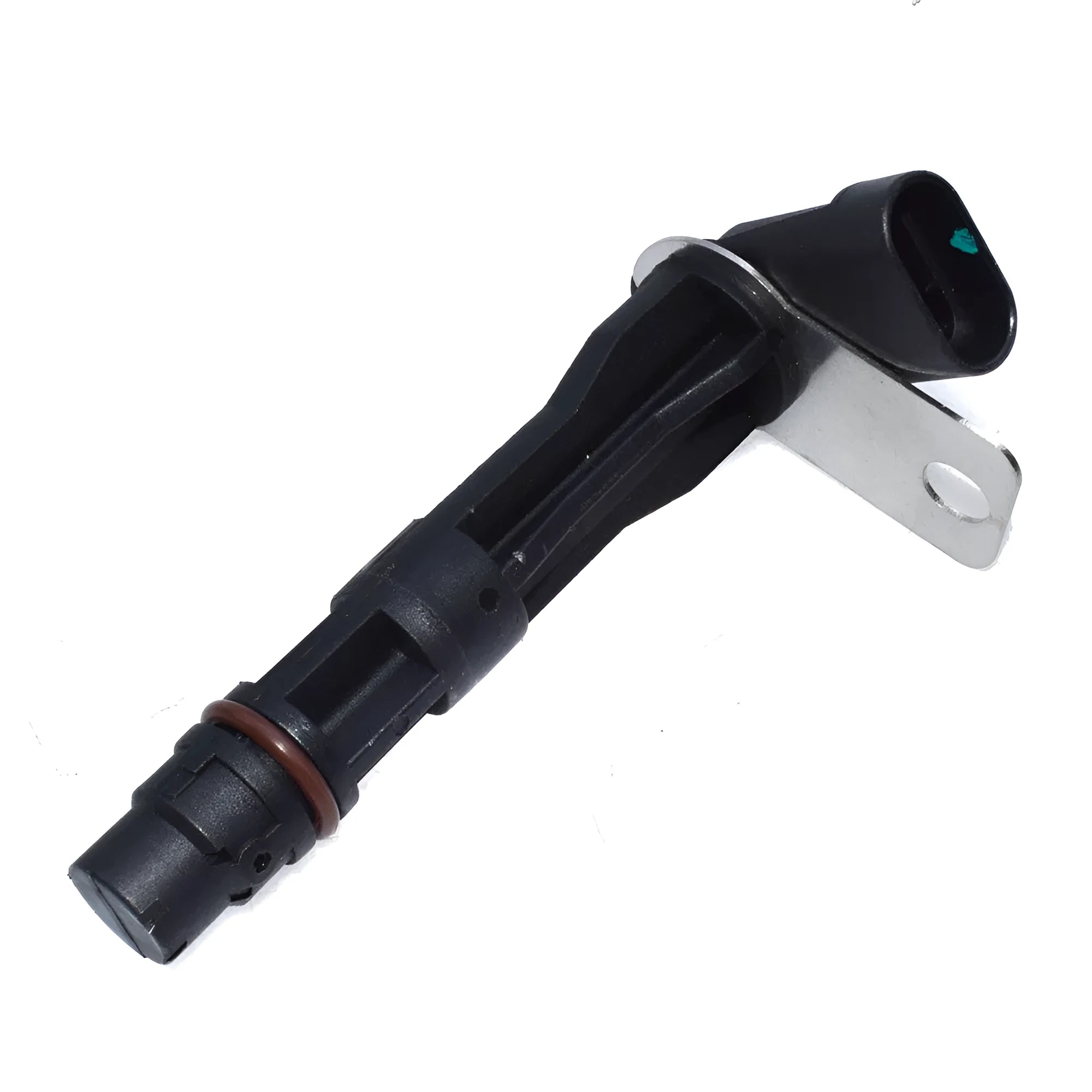 Black universal automotive sensor compatible with General Motors vehicles