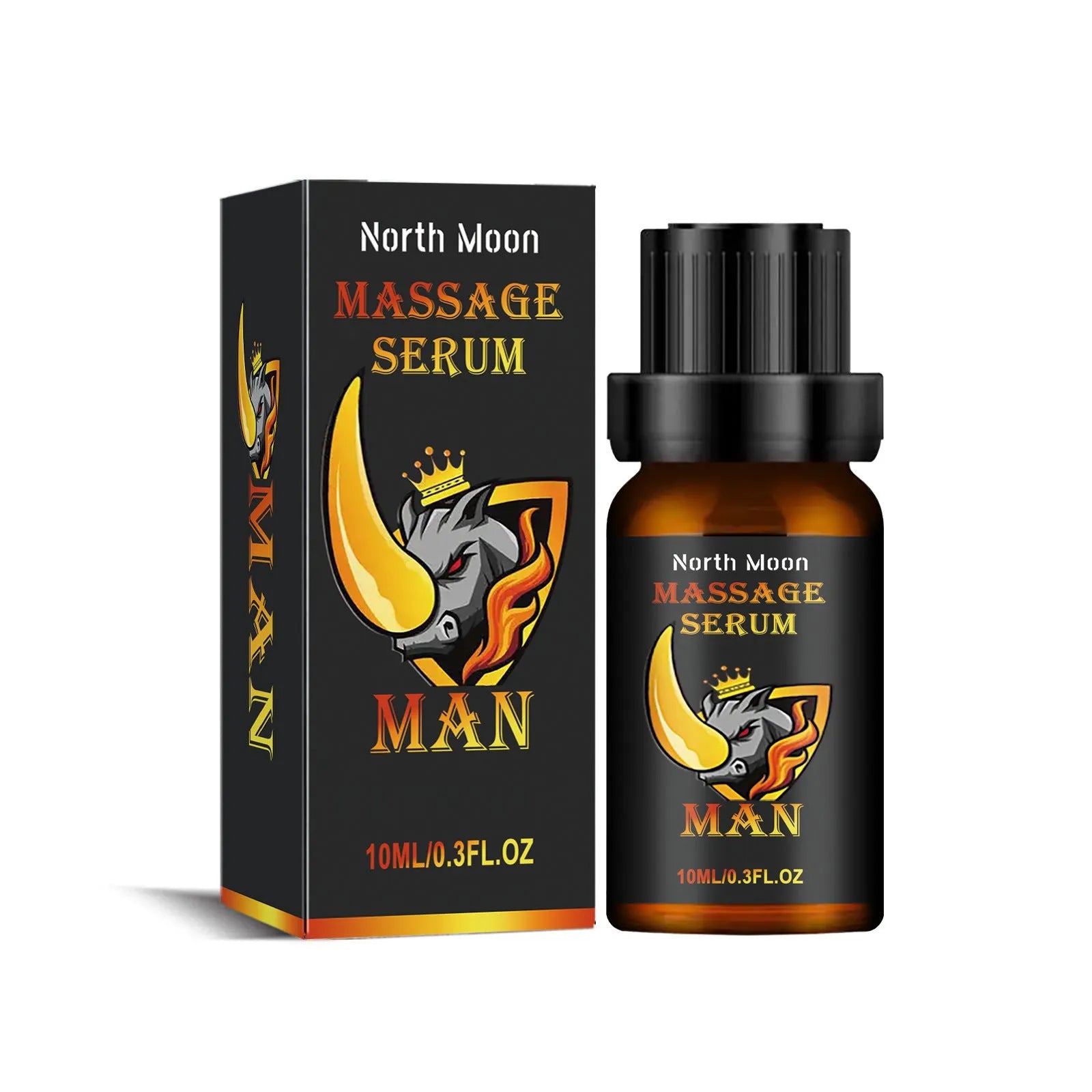 10ml men's endurance vitality essential oil bottle for external massage with mineral oil and ginger root oil
