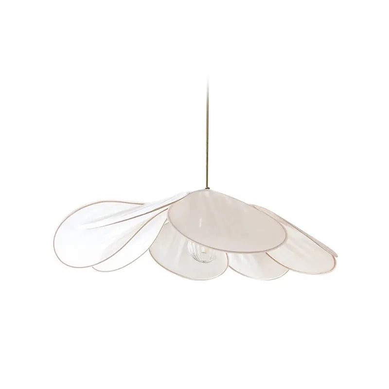 Bohemian style fabric hanging pendant lamp in a choice of colours and diameters