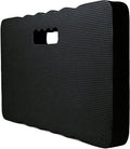 A rectangular blue EVA foam garden kneeler pad for cushioning knees during outdoor gardening.