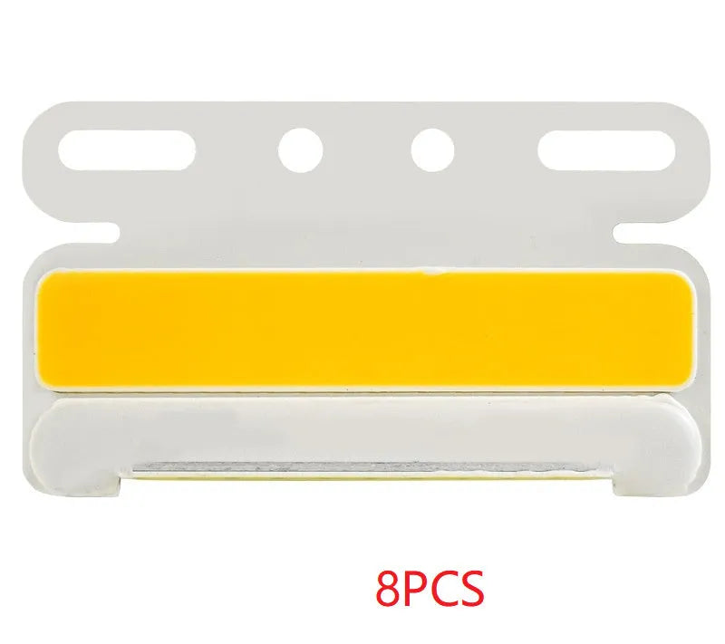 Waterproof aluminium housing COB LED truck side light for 12V and 24V systems in five colour options.