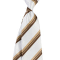 Men's South Korea silk jacquard arrow tie in trendy style, 147cm length, on plain background