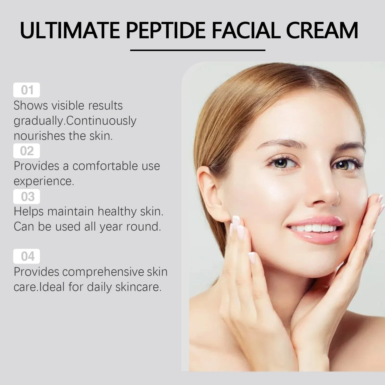 50g jar of Deep Nourishing Moisturising Facial Cream with Niacinamide and Ceramide NP.