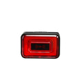 Smart millimetre wave radar detection bicycle taillight with double mounting bracket.