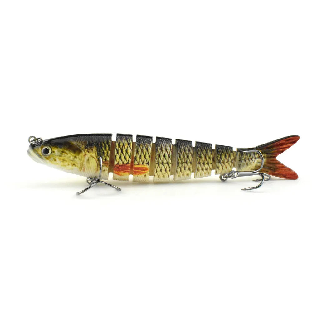 Eight Fish hard plastic fishing lure measuring 133mm, shown in a selection of available colour options.