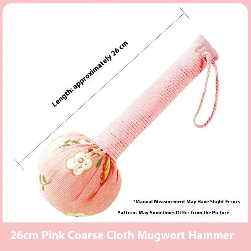 Argy wormwood massage hammer in five colours with 26cm and 31cm length options