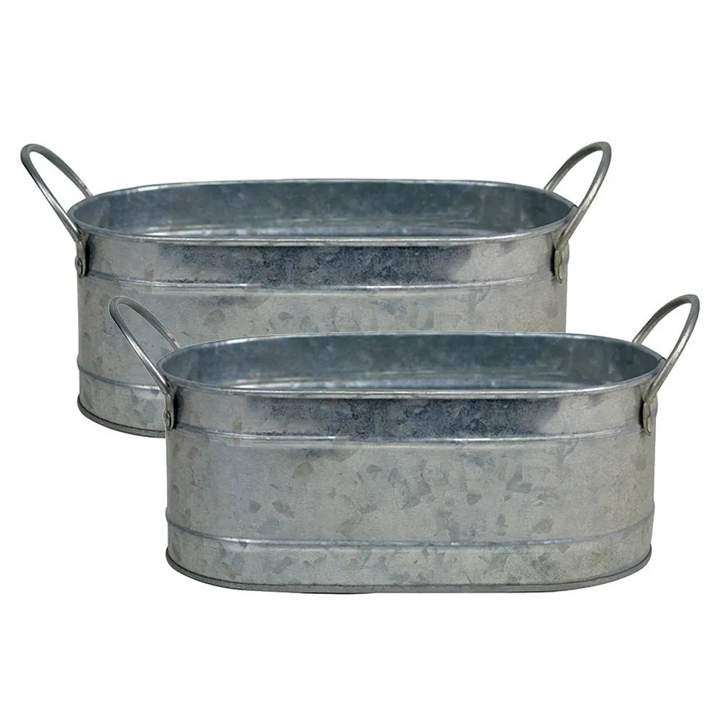 Iron sheet succulent flowerpot in desktop style for small drought-resistant plants