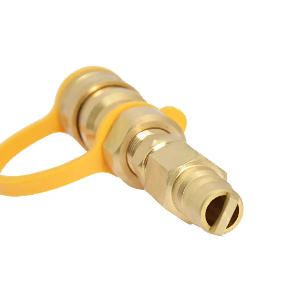 3/8 brass gas propane conversion charging connector with American standard thread