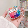 Personalized TPU soft shell earphone case for AirPods with graffiti smiley face design