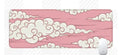 Large customisable rubber desk mat with non-slip base and Japanese-style simple design.