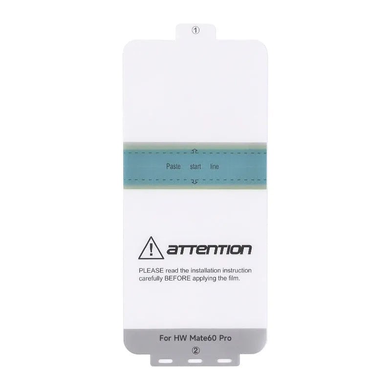 TPU screen protector for Huawei Mate60 and Mate60Pro with anti-fingerprint feature and application tools
