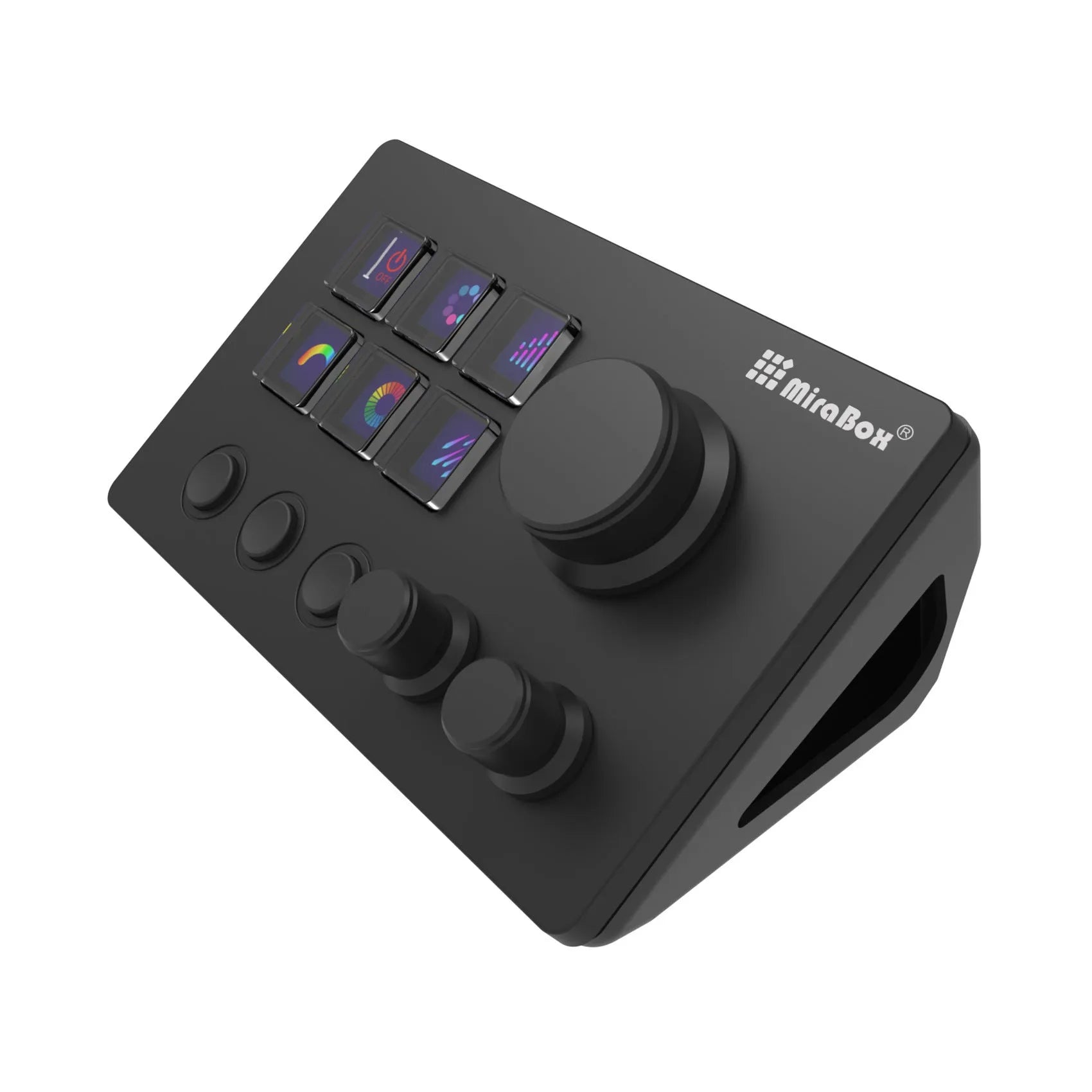 Visual Keyboard N3 programmable silicone USB keypad in black or white with data cable.