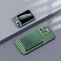 Wireless power bank with MagSafe compatibility in black, white, purple, and green colour options showing compact plastic design