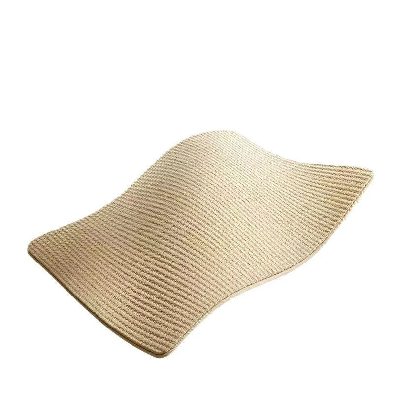 Sisal cat scratch board with wear-resistant blanket surface in large and small size options