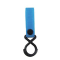 A single nylon Velcro hook for luggage organisation, shown in a selection of its 18 available colours.
