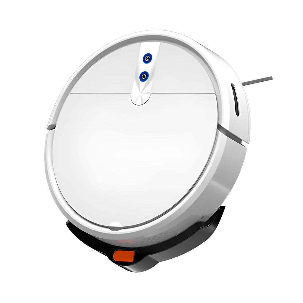 Black or white intelligent sweeping robot vacuum cleaner with remote control for 90-120 square metre homes