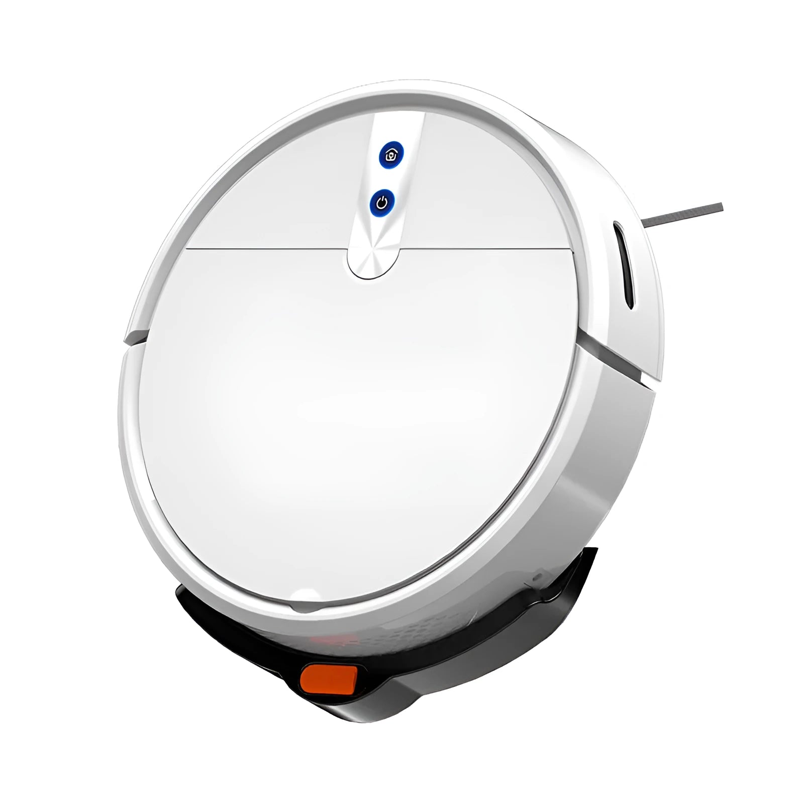 Black or white intelligent sweeping robot vacuum cleaner with remote control for 90-120 square metre homes