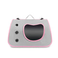 Medium capacity pet outing bag in Oxford cloth available in six colour options with crossbody carrying strap