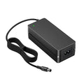 Electric swing car lithium battery charger with aviation plug measuring 115x50x32mm, option for DC 5.5x2.5mm or 5.5x2.1mm connector