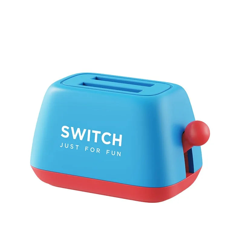 ABS plastic Switch game card storage box with silicone base in green, purple, or yellow purple colour options