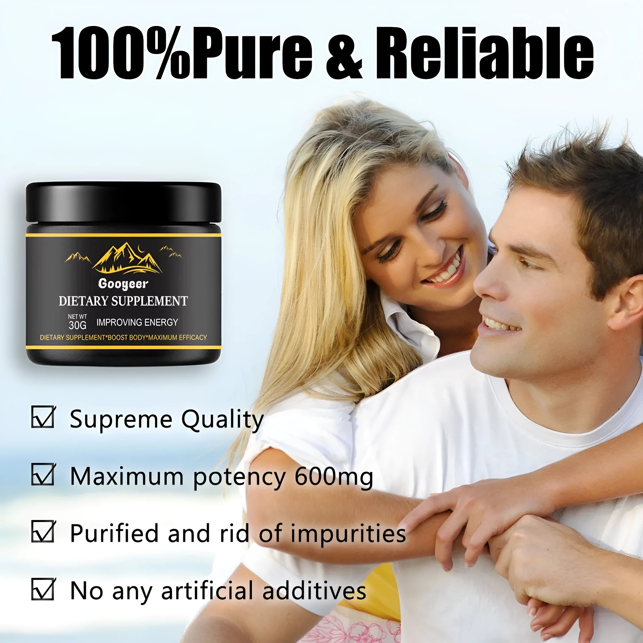 Googeer Dietary Supplement Body Care Drops 30g bottle for universal skin type application