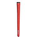 TPE golf club grip in various colours including pink, red, blue, white, and two-tone black with coloured head.
