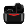 True wireless in-ear Bluetooth gaming earbuds with charging case in black, pink, white, or grey.