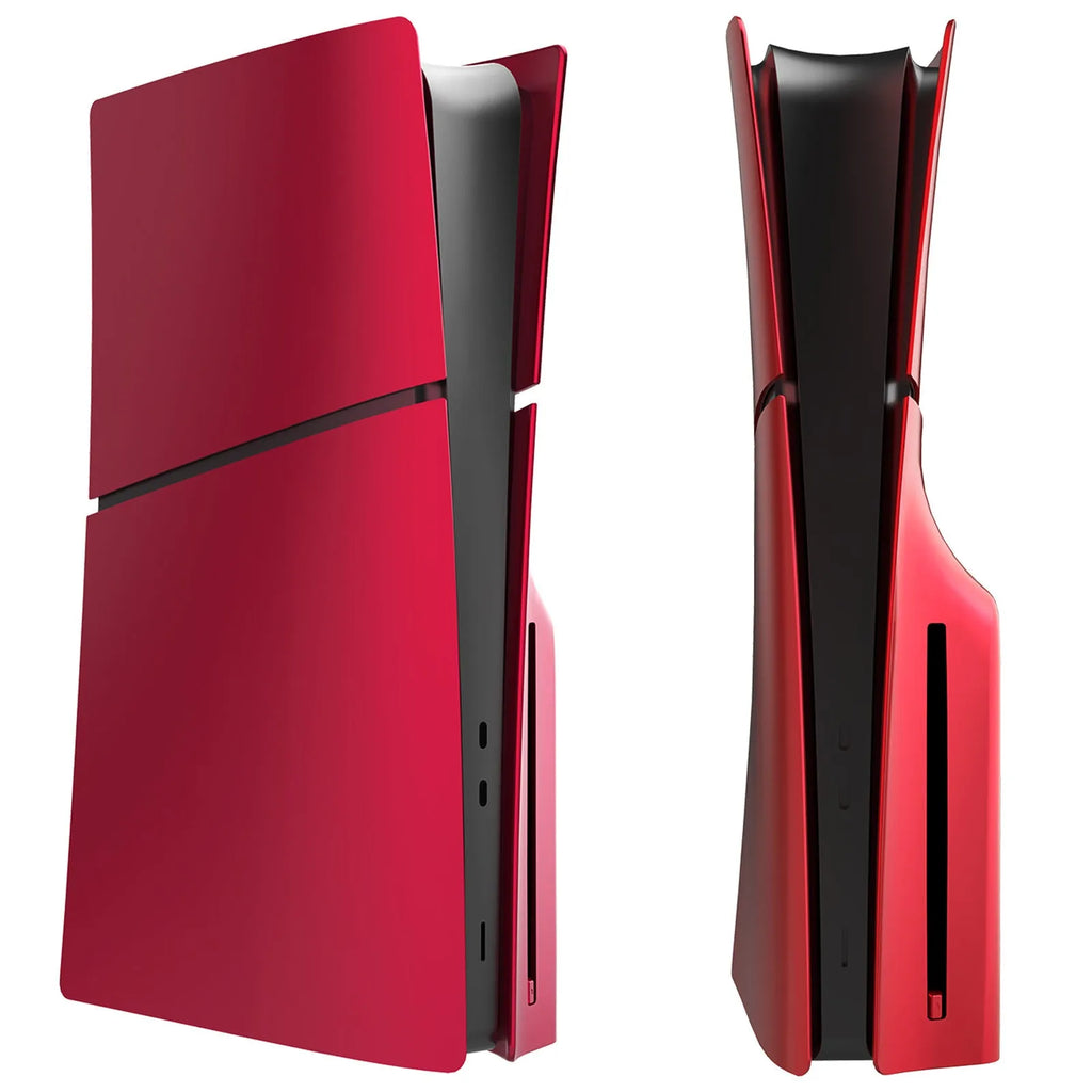 PS5 Slim replacement protective shell case in ABS plastic, showing colour options.