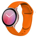 Silicone reverse buckle replacement strap for Samsung Galaxy Active 2 watch in multiple colour options.