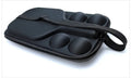 Black EVA pickleball storage bag with two shoulder straps, showing dimensions of 45cm by 25cm.