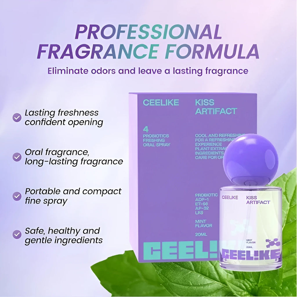 20ml probiotics oral care spray bottle for cosmetic tool cleaning