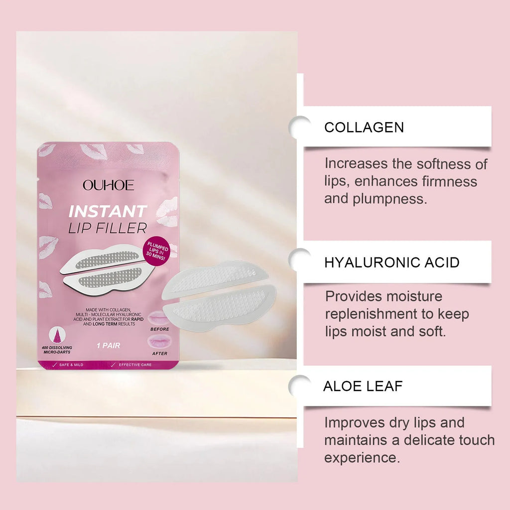 Lip nursing adhesive bandage with silicone gel patches measuring 8cm by 12cm for moisturising lip care