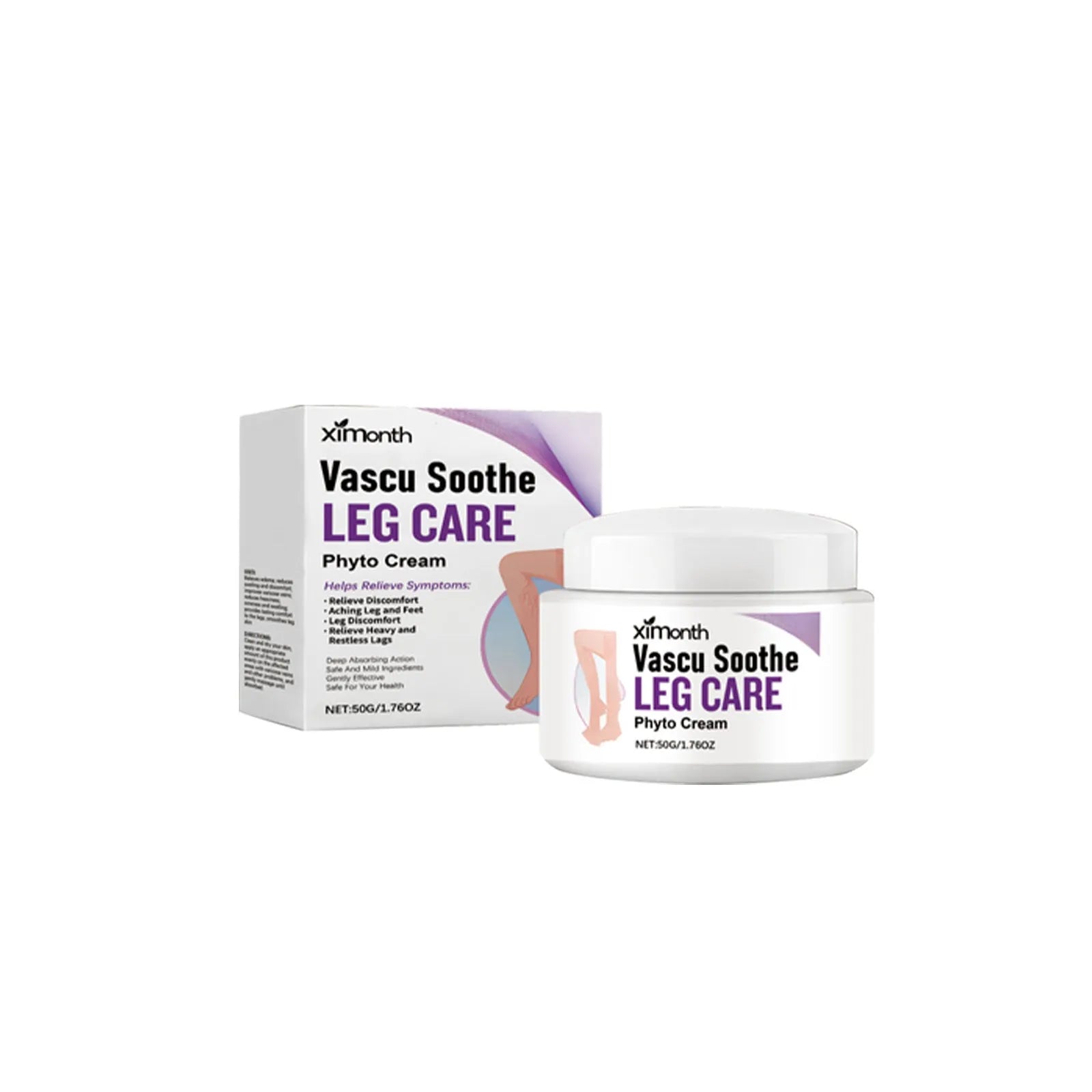 50g lavender and mint massage cream tube with glycerin and allantoin formula