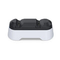 PS5 dual-seat gamepad charger with display light in Gray ABS material