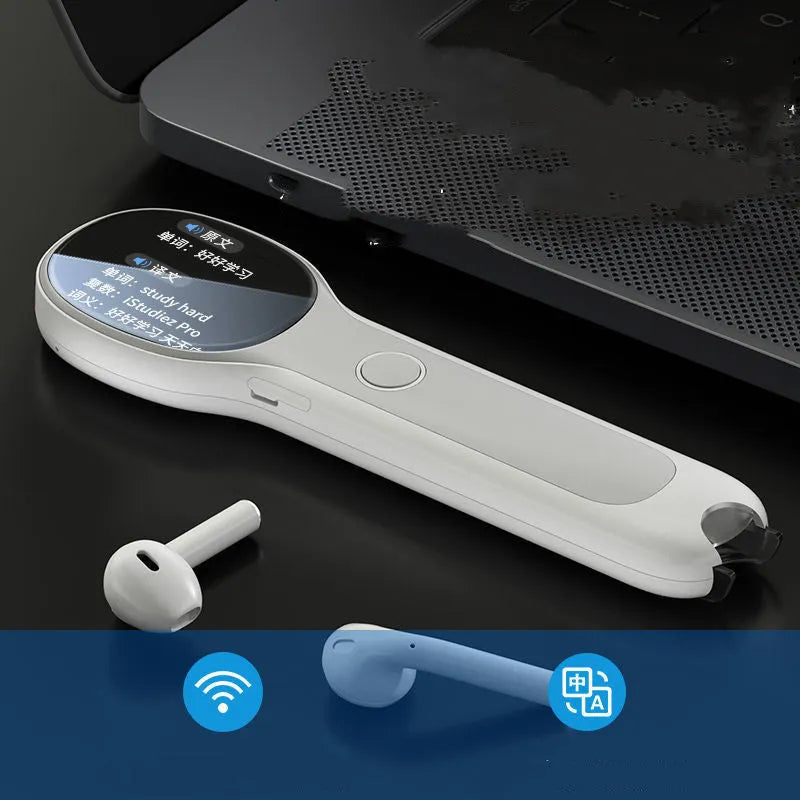 Universal reading pen and English learning machine translation device in white colour