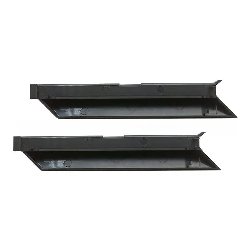 PS4 Pro hard drive bottom cover replacement part with baffle block strip in black