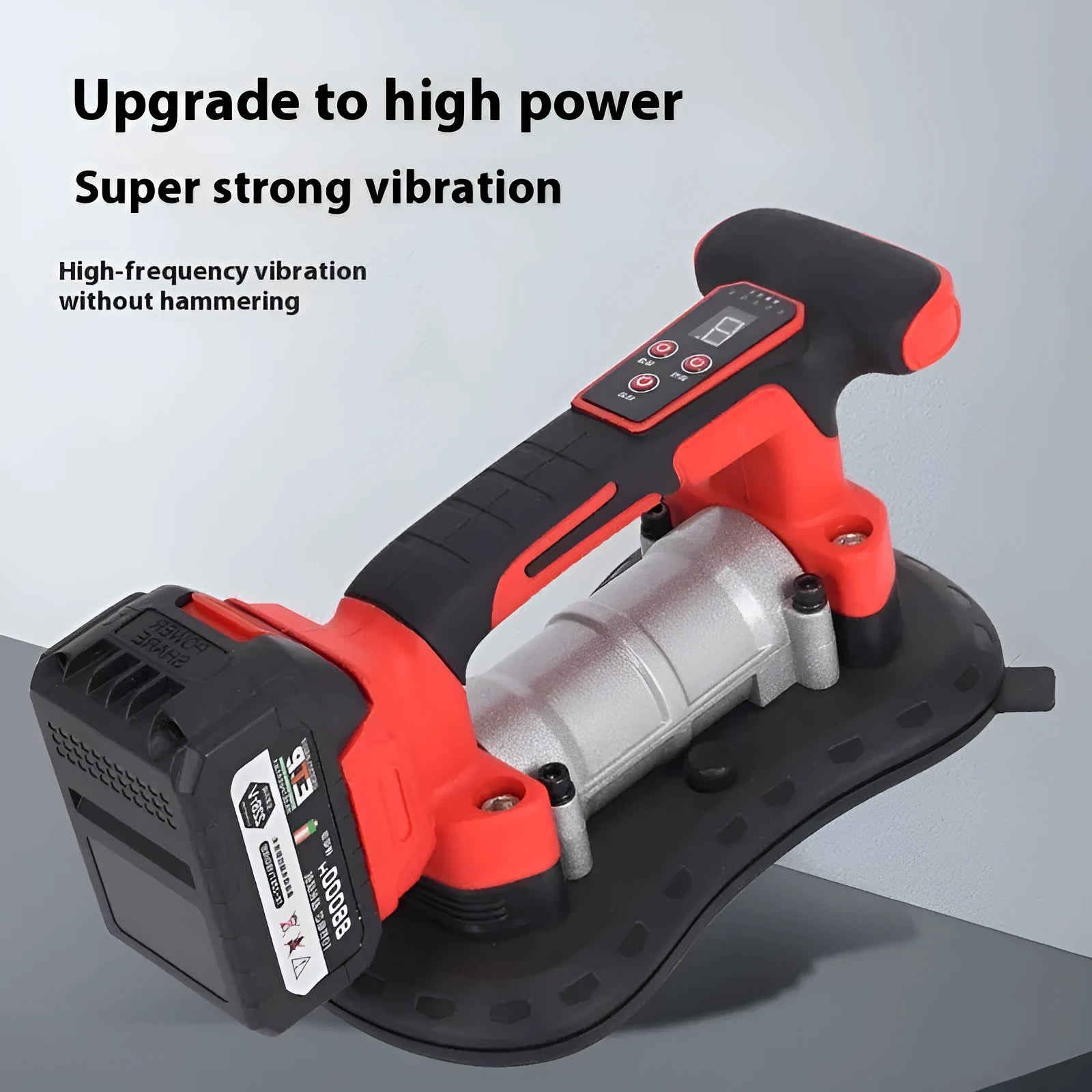 Cordless tile laying machine with automatic pasting system for ceramic and porcelain tile installation