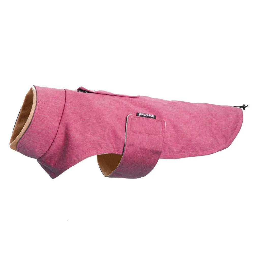 Polyester dog cold-proof vest in rose red, light blue, or grey for medium to large breed dogs