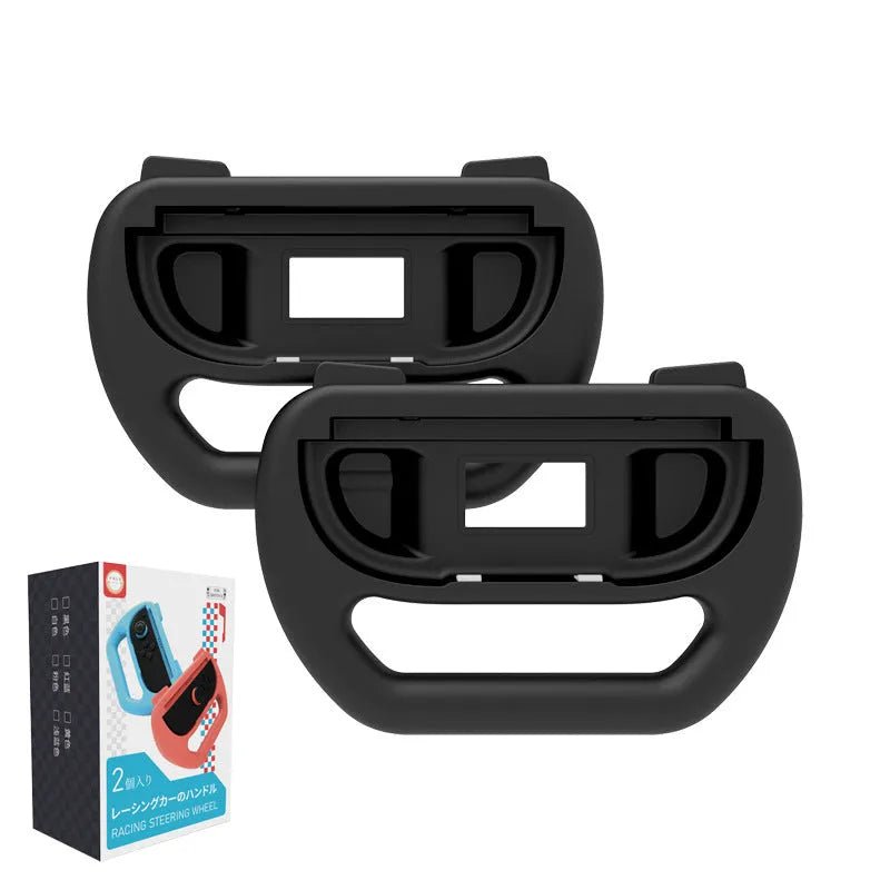 Black ABS game grip accessory for Switch 2 handle, 145x65x100mm size