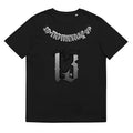 Men's casual T-shirt with 3D digital printing design on polyester blend fabric