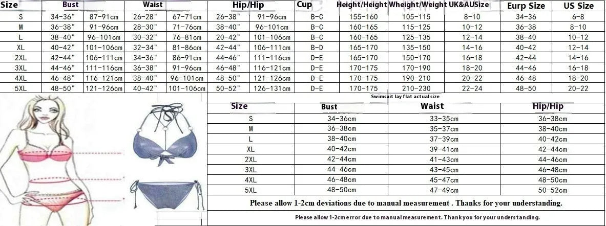Plus size women's quick-drying polyester swimsuit set in split skirt bikini style with briefs