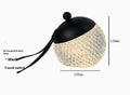 Compact dimmable desk lamp with touch control in minimalist design